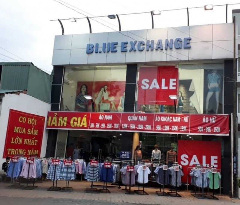 shop thời trang Blue Exchange Huế